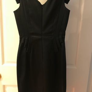 Black midi dress